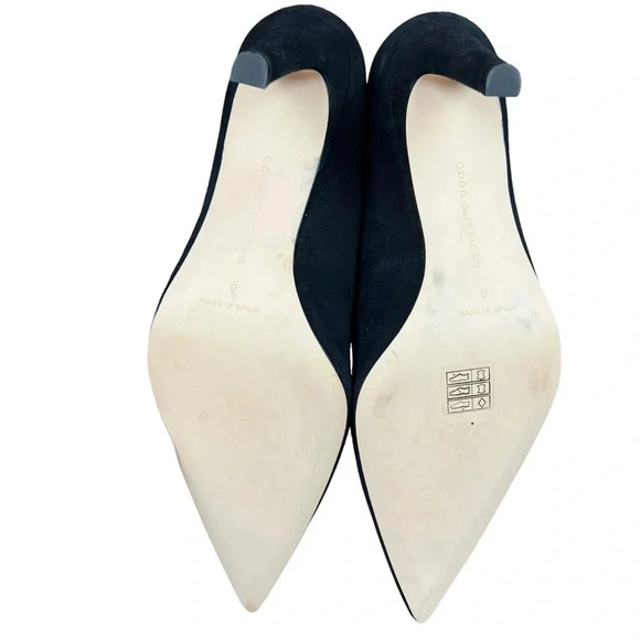 Good American Icon Suede Heels - Picture 10 of 11